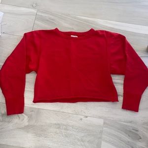 RAG and BONE Cropped Sweatshirt XS